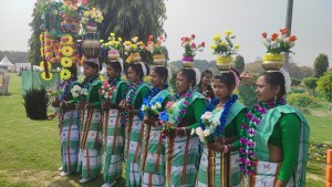 Orriya Tribal Dance in Park,Delhi during PALASH Festival of Flowers