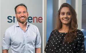 Dr Jonathan Doerr Founder CEO Smileneo and Dr Arpi Mehta CEO Co Founder makeO