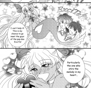 main character Namiko swooning