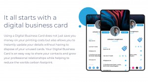 It all start with a digital business card