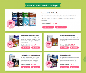 up to 70 off solution packages