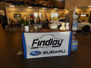 Findlay Subaru Prescott Reception Desk