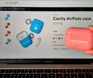 Mindspa AirPods cases sold on Synctuition e shop