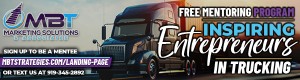MBT Marketing Solutions & Associates Launches Free Trucking Consulting Mentorship Program 