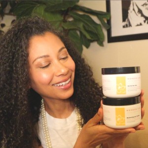 Wonder Curl founder, Scarlett Rocourt, shows off new brand look