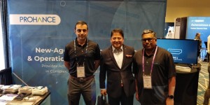 Khiv Singh, Senior VP, & Kishore P Reddy, CEO, ProHance Analytics, Sumit Mitra, CEO, Tesco GBS