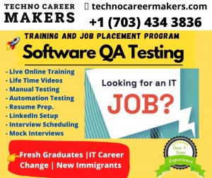 Techno Career Makers Launches Software Testing Training and Job Placement Services in Canada and the USA