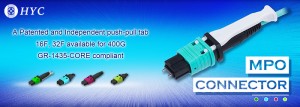 High Density MPO Connector Available for 400G