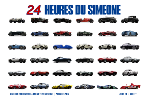 36 different Simeone Collection historic sports cars will be featured