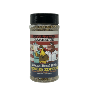 Revolution Barbecue Texas Beef BBQ Rub Bottle Front