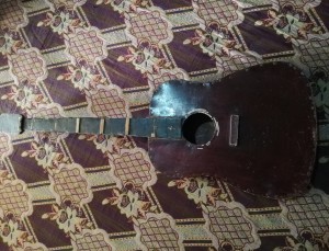 First hand made guitar