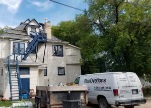 modern brown roof made of metal corrugated metal