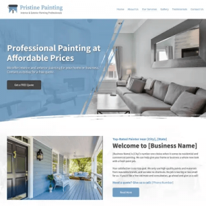 painter website design