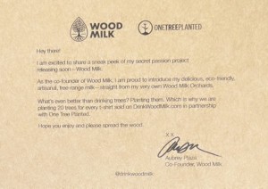 Introducing Wood Milk for the Next Generation of Milk Drinkers