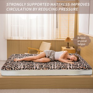 MAXYOYO Floor Futon Mattress Leopard Style