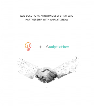 W2S partnership with AnalytixNow