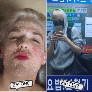 Before and After Saint Von Colucci