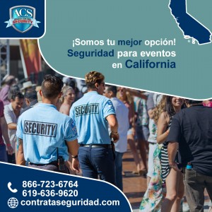 Guardia de seguridad en California
