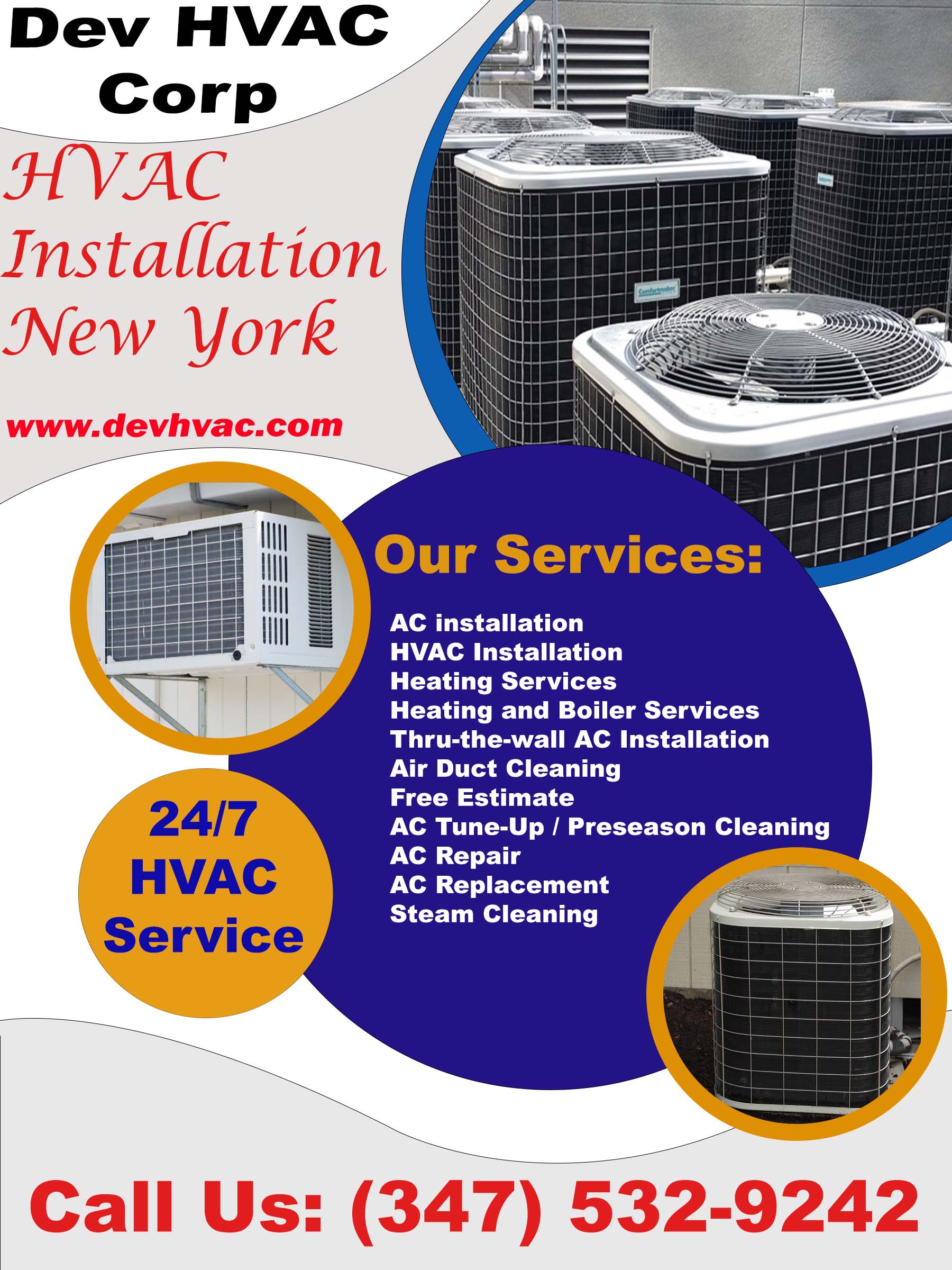 DEV HVAC PTAC CORP, our team of HVAC professionals IssueWire