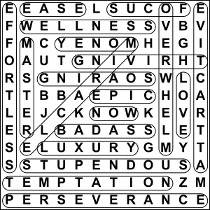 Regular Word Search Solution