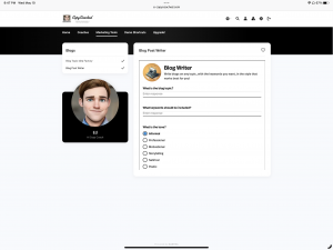 The easy to use CopyCoached platform. Create copy based on marketing frameworks and so much more