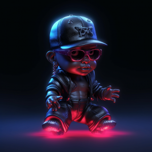 Baby Gangsta Humanoid NFT 4 of 100