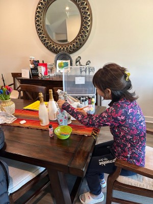 hand painted bottles for gifts