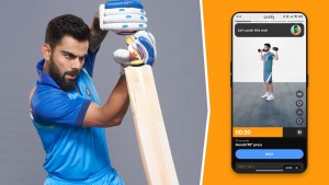 virat kohli cricket one8 fitness app