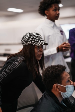 Boss Kidz, Inc CEO with Students