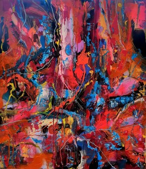 Evocative paths, 70x80