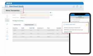 Using the Min/Max Quantities Feature to Monitor Inventory Levels