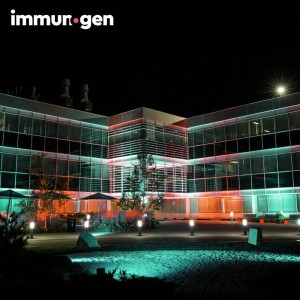 lighting 830 winter street on ovarian and blood cancer awareness month