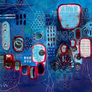 Meandering Thoughts I by Sumedha Randev Goel, Artezaar Online Art Gallery