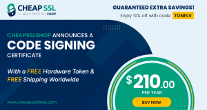CheapSSLShop Slashes The Price Of The Code Signing Certificate