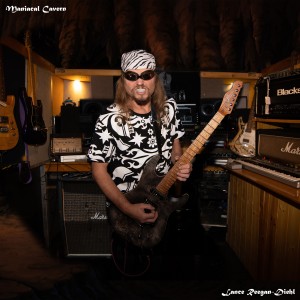 Lance Reegan-Diehl back cover photo for Maniacal Cavern