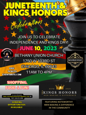 Juneteenth Kings Honors Flyer