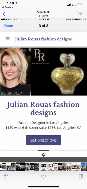 Michael Jackson perfume by Julian Rouas Fashion Designs 