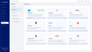 Native Integrations for your prospects