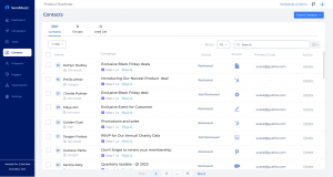 SendBuzz Dashboard with