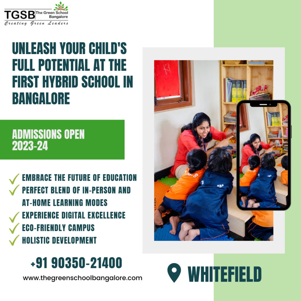 Unleash your child's full potential at the First Hybrid School in