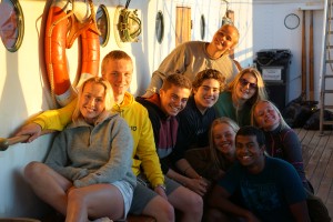 Students build an incredible community onboard