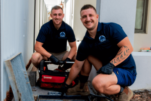 Plumber Attending A Blockage In Melbourne CBD