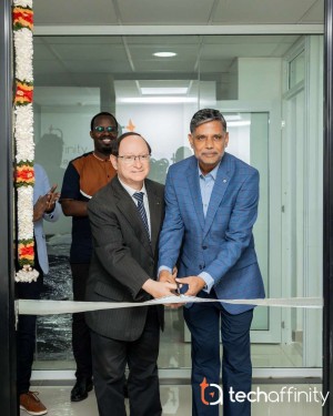 Dr. Ron Adam, Ambassador of Israel to Rwanda with Mr. Jam Nelavai, CEO and Founder of TechAffinity