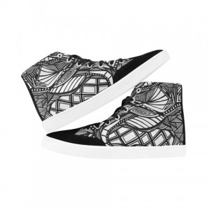 Nocturnal Abstract High Top Sneakers