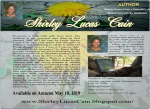 American Author Shirley Lucas Cain Announces Her Debut Biography “Beauty Grown From a Concrete Life”