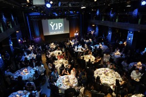 Attendees networking at a YJP event