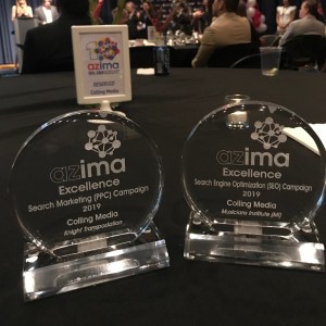 Colling Media earns two Arizona Interactive Marketing Association (AZIMA) TIM Awards
