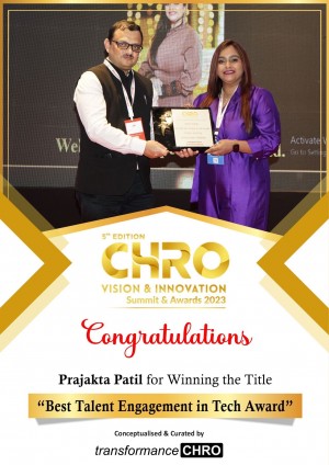 Prajakta Patil CHRO Award X WDI