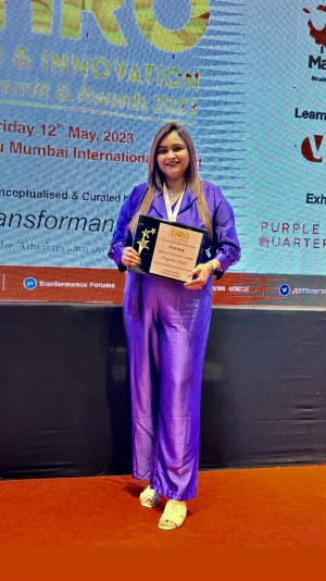 Prajakta Patil CHRO Award X WDI