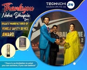 nigam mishra awarded by John Barla Union Minister of State in the Ministry of Minority Affairs